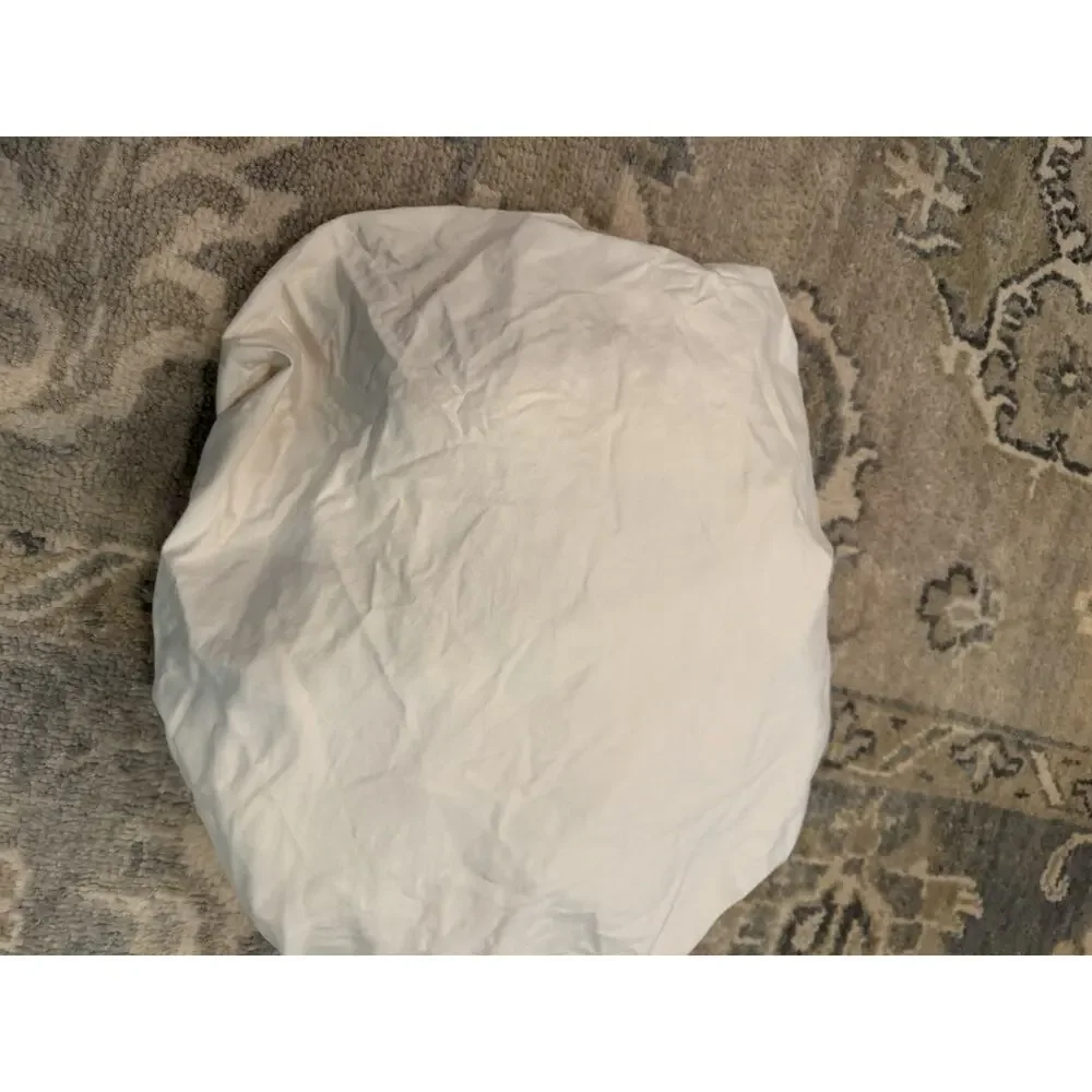Nordstrom 100% Organic Cotton Percale Natural Twin Size Fitted Sheet NEW